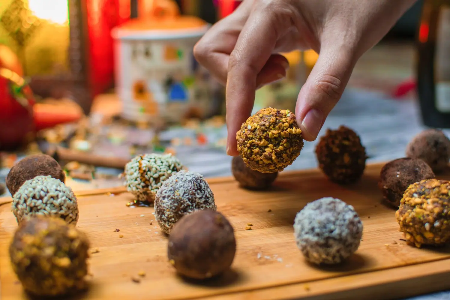 Domowe energy balls bez dodatku cukru