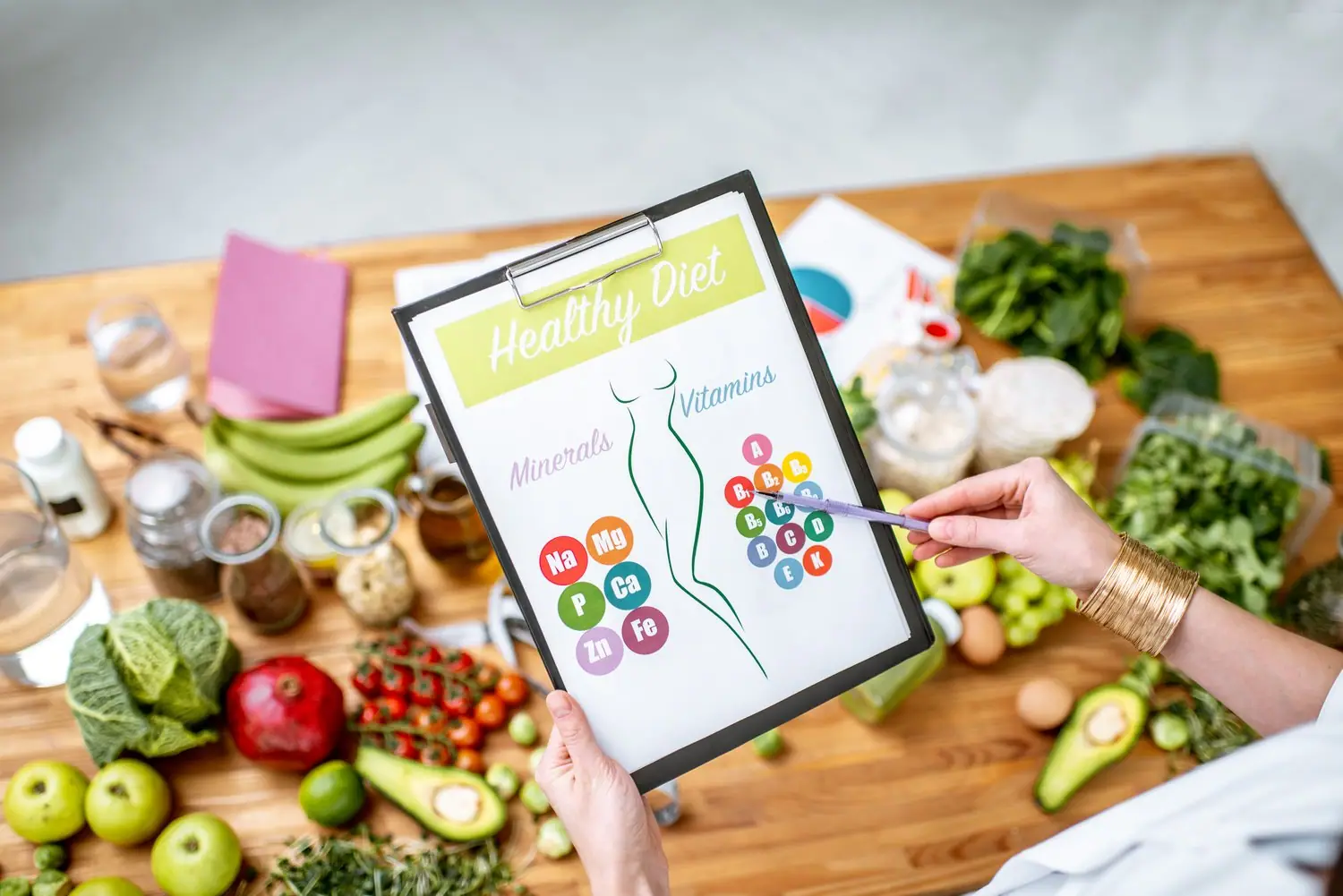 Minimalistyczny planner wellness - organizacja zdrowych nawyków